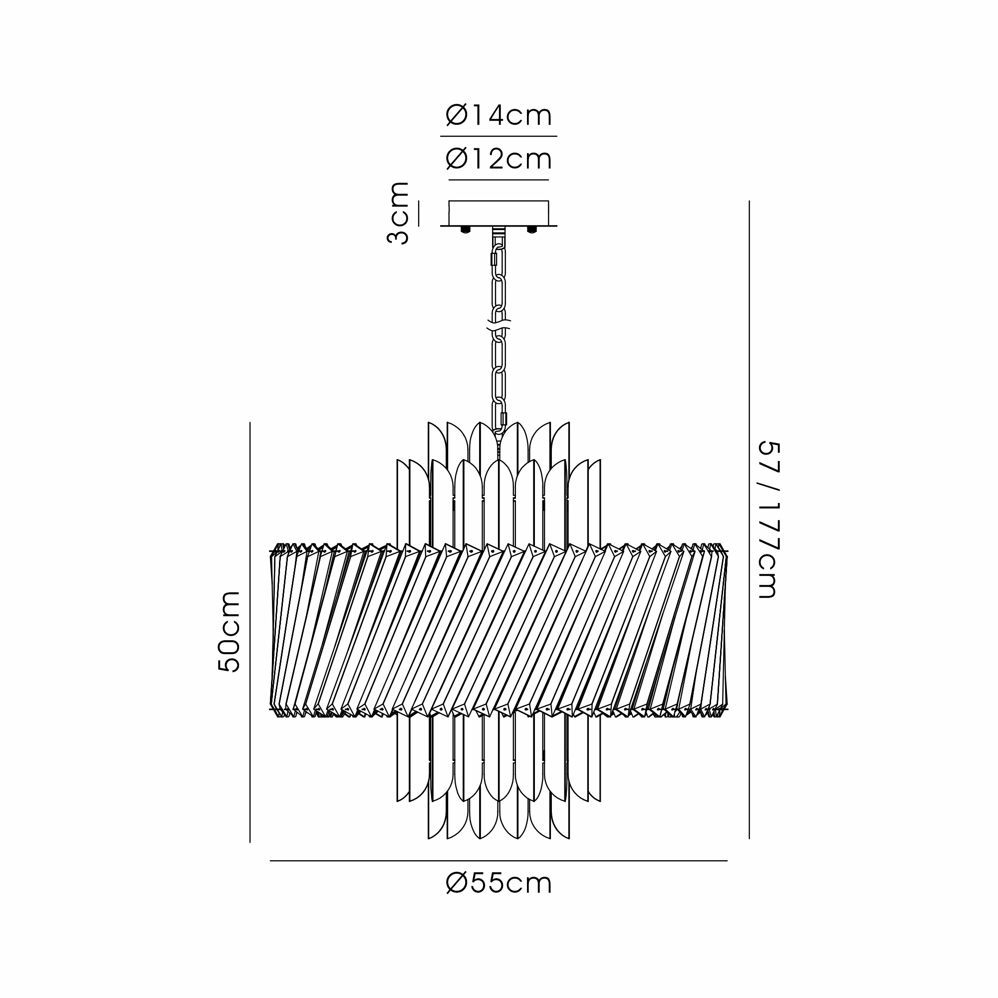 Lola Brass Crystal Ceiling Lights Diyas Ringed & Square Crystal Fittings